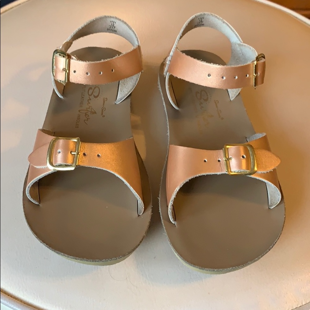 Rose Gold Saltwater Sandals